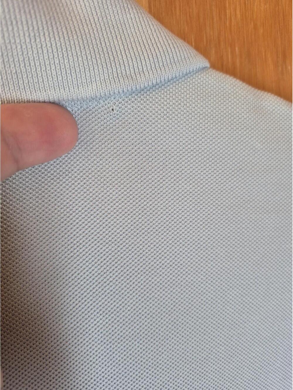 MICHAEL KORS Zip Pastel Blue Polo Shirt NEW 2XL XXL MSRP $118 - Pin hole on back - Picture 8 of 8